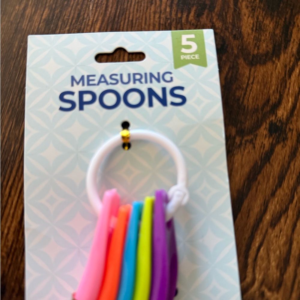 Colorful 5-Piece Measuring Spoons - Multi Color - Picture 6 of 9